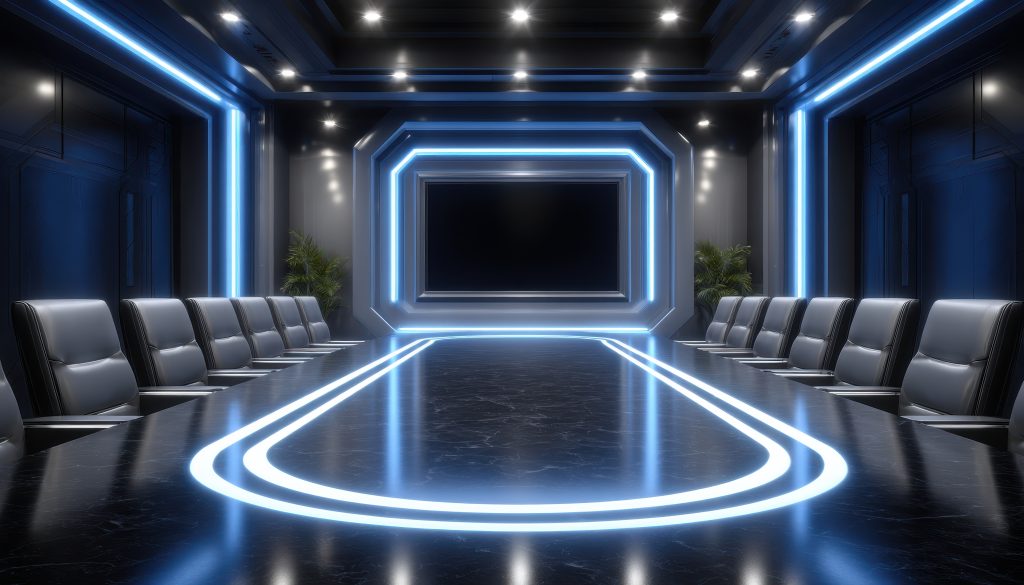 دکوراسیون سالن کنفرانس لاکچری