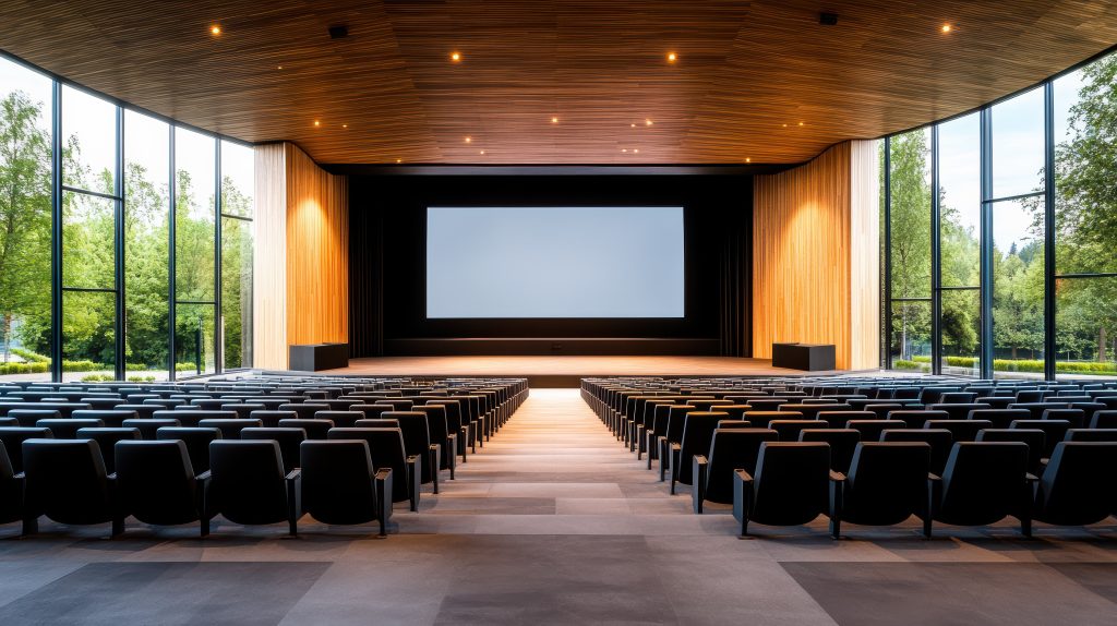 سیستم صوت و تصویر سالن‌ همایش و امفی تئاتر با کیفیت